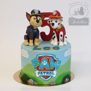 Paw Patrol_torte_geburtstagstorte_kindergeburtstag_hunde_kind_marshall_chase_konditorei schiller_schiller_konditorei_radebeul_dresden_2