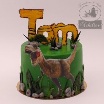 Dinotorte_dinosaurier_t-rex_jungel_kindergeburtstag_geburtstagstorte_geburtstag_torte_kinder_junge_konditorei schiller_radebeul_dresden_